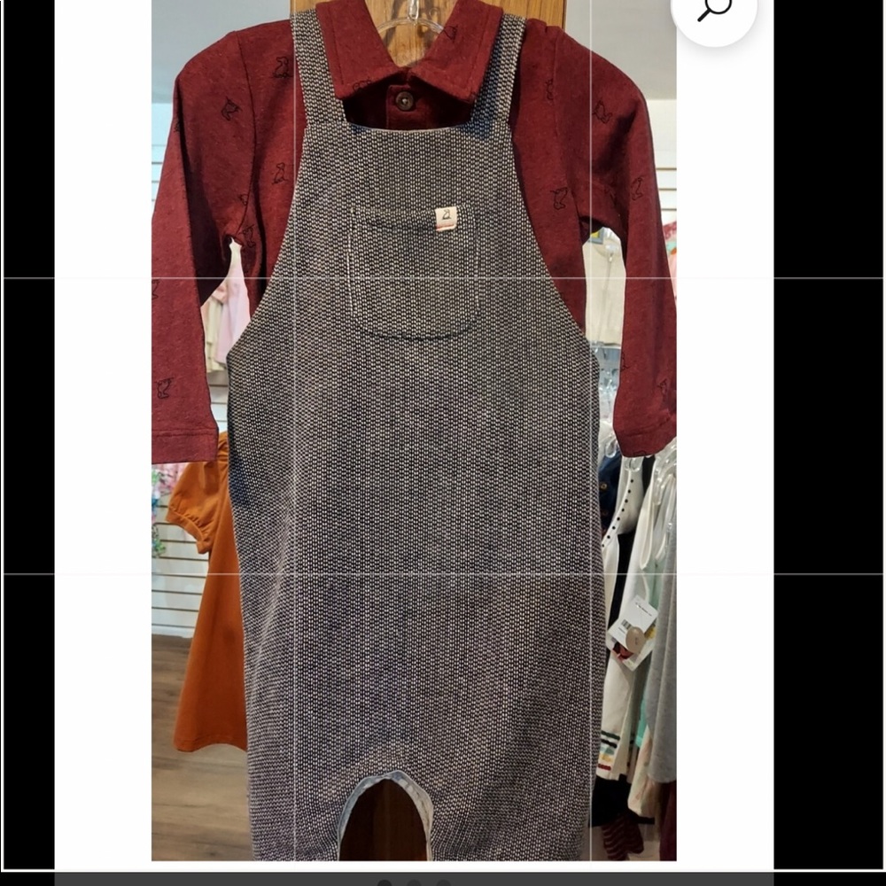 Me & Henry Baby Boy Coveralls